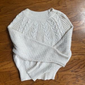American Eagle White Sweater